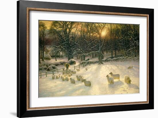 The Shortening Winter's Day Is Near a Close-Joseph Farquharson-Framed Giclee Print