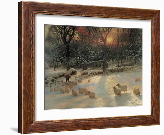 The Shortening Winter's Day-Joseph Farquharson-Framed Giclee Print