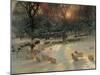 The Shortening Winter's Day-Joseph Farquharson-Mounted Giclee Print