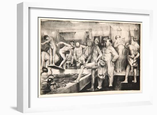 The Shower-Bath, 1917-George Wesley Bellows-Framed Giclee Print