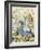 The Shower of Cards, Illustration from Alice in Wonderland by Lewis Carroll-John Tenniel-Framed Giclee Print