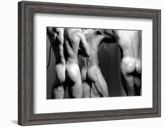 The Shower Room-Fred Goudon-Framed Art Print