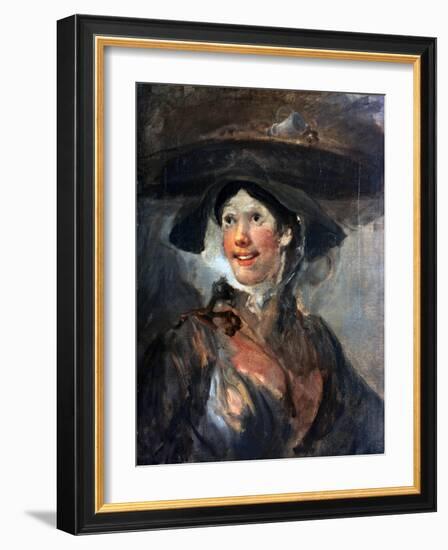 The Shrimp Girl, C1745-William Hogarth-Framed Giclee Print