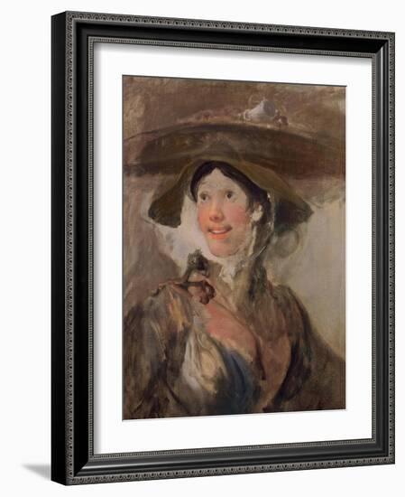 The Shrimp Girl, circa 1745-William Hogarth-Framed Giclee Print