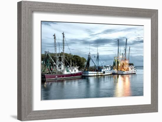 The Shrimping Fleet-Danny Head-Framed Art Print