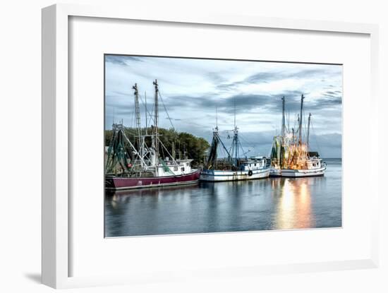 The Shrimping Fleet-Danny Head-Framed Art Print