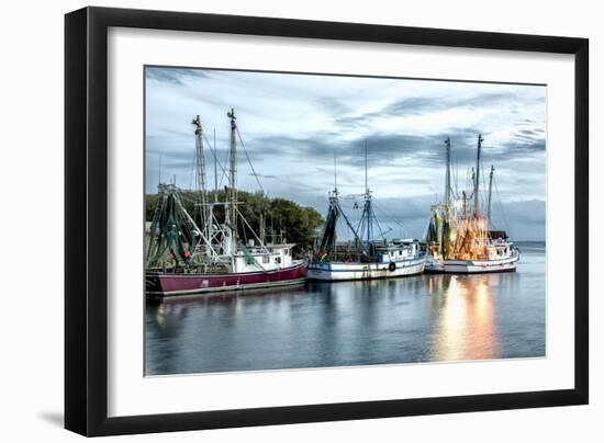 The Shrimping Fleet-Danny Head-Framed Art Print