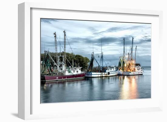 The Shrimping Fleet-Danny Head-Framed Art Print