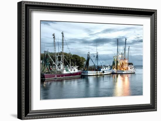 The Shrimping Fleet-Danny Head-Framed Art Print