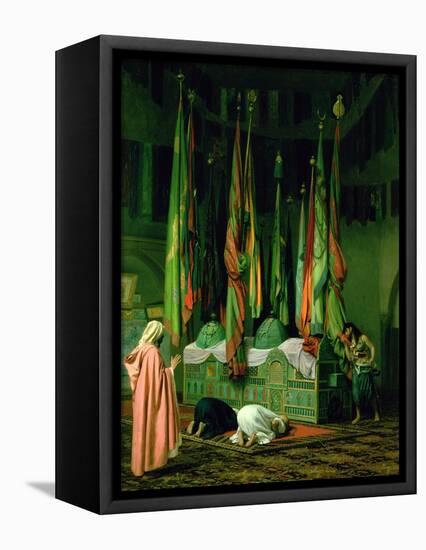 The Shrine of Imam Hussein-Jean Leon Gerome-Framed Premier Image Canvas