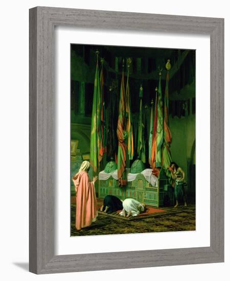 The Shrine of Imam Hussein-Jean Leon Gerome-Framed Giclee Print