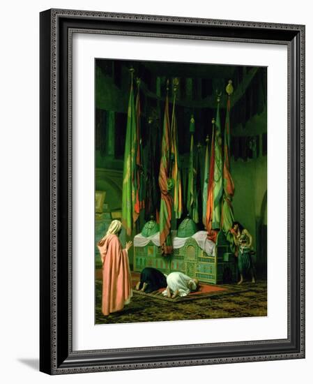 The Shrine of Imam Hussein-Jean Leon Gerome-Framed Giclee Print