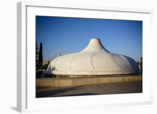 The Shrine of the Book Containing the Dead Sea Scrolls, Israel Museum, Jerusalem, Israel-Yadid Levy-Framed Photographic Print