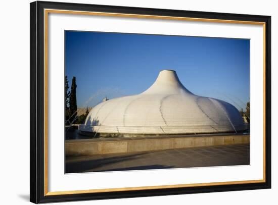 The Shrine of the Book Containing the Dead Sea Scrolls, Israel Museum, Jerusalem, Israel-Yadid Levy-Framed Photographic Print