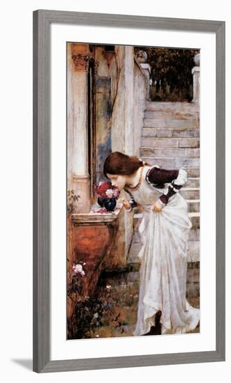 The Shrine-John William Waterhouse-Framed Art Print