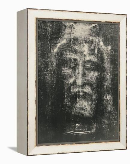 The Shroud of Turin (Sindone di Torino) - Turin Shroud (Sacra Sindone), Vintage Religious Art, 1898-Secondo Pia-Framed Stretched Canvas