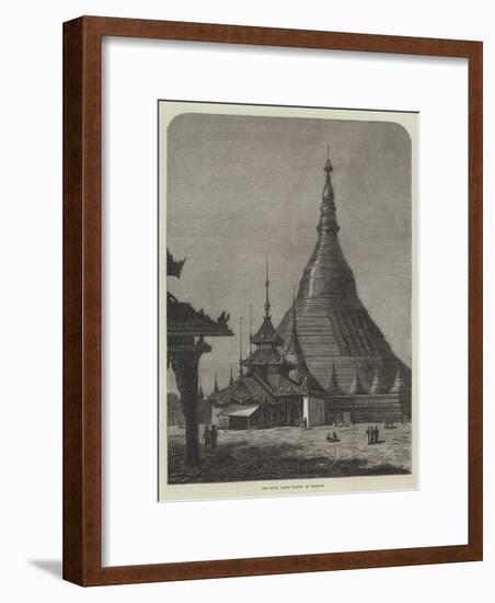 The Shwei Dagon Pagoda at Rangoon-null-Framed Giclee Print