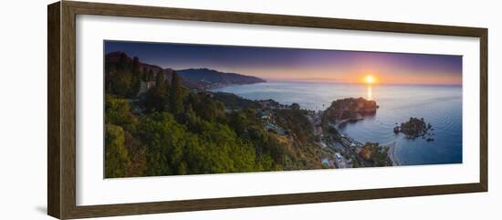 The Sicilian Coast at Sunrise-Matthew Williams-Ellis-Framed Photographic Print