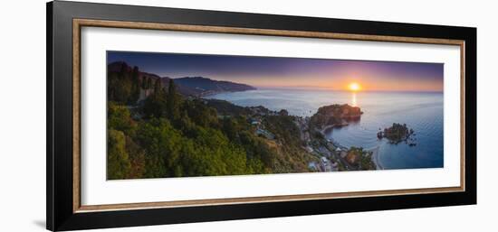 The Sicilian Coast at Sunrise-Matthew Williams-Ellis-Framed Photographic Print