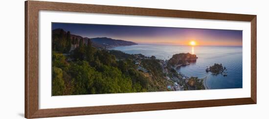 The Sicilian Coast at Sunrise-Matthew Williams-Ellis-Framed Photographic Print