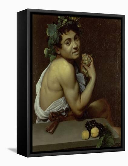 The Sick Bacchus, 1591-Caravaggio-Framed Premier Image Canvas