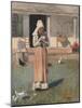 The Sick Chicken, 1874-Winslow Homer-Mounted Giclee Print