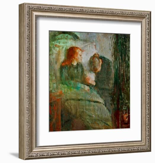 The Sick Child 2, 1896-Edvard Munch-Framed Giclee Print