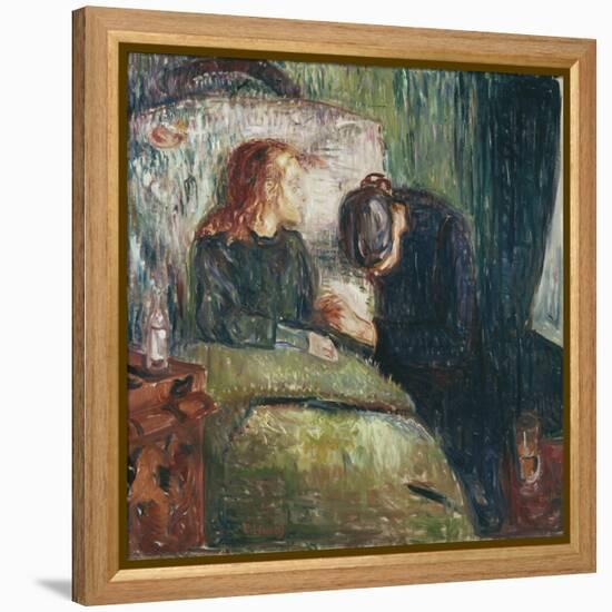 The Sick Child-Edvard Munch-Framed Premier Image Canvas