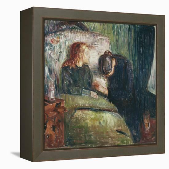 The Sick Child-Edvard Munch-Framed Premier Image Canvas
