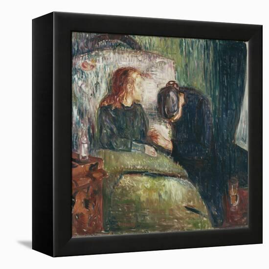 The Sick Child-Edvard Munch-Framed Premier Image Canvas