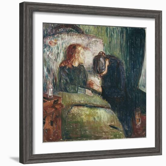 The Sick Child-Edvard Munch-Framed Giclee Print