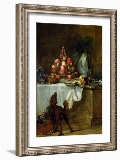 The Sideboard, 1728-Jean-Baptiste Simeon Chardin-Framed Giclee Print