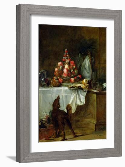 The Sideboard, 1728-Jean-Baptiste Simeon Chardin-Framed Giclee Print