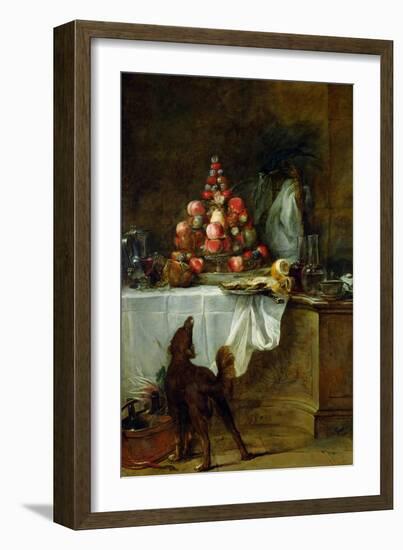 The Sideboard, 1728-Jean-Baptiste Simeon Chardin-Framed Giclee Print