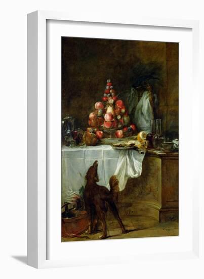 The Sideboard, 1728-Jean-Baptiste Simeon Chardin-Framed Giclee Print