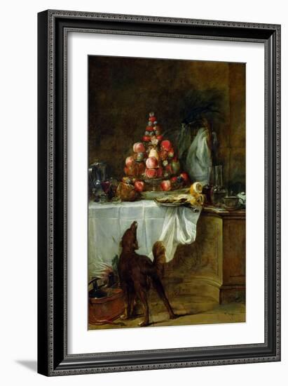 The Sideboard, 1728-Jean-Baptiste Simeon Chardin-Framed Giclee Print