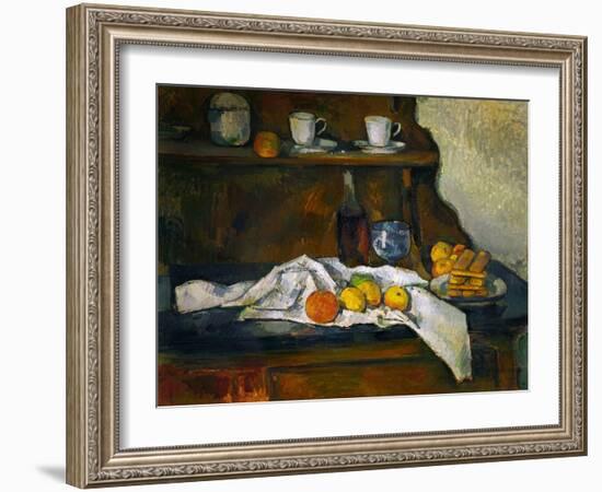 The Sideboard, 1877-1879-Paul Cézanne-Framed Giclee Print