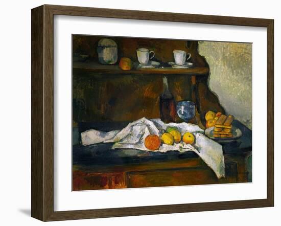 The Sideboard, 1877-1879-Paul Cézanne-Framed Giclee Print