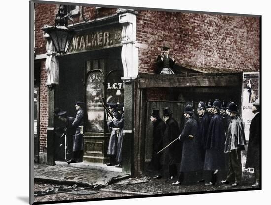 The Sidney Street siege, Whitechapel, London, 1911, (1935)-Unknown-Mounted Photographic Print