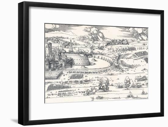The Siege of a Fortress I, 1527-Albrecht Dürer-Framed Giclee Print