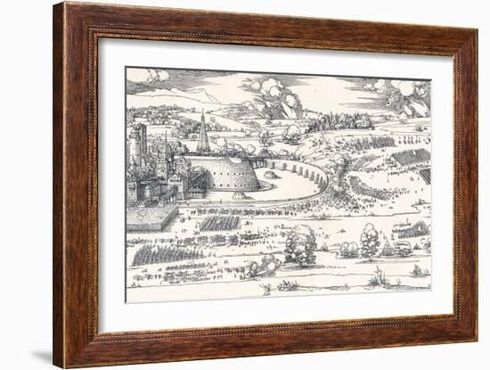 The Siege of a Fortress I, 1527-Albrecht Dürer-Framed Giclee Print