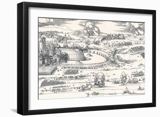 The Siege of a Fortress I, 1527-Albrecht Dürer-Framed Giclee Print