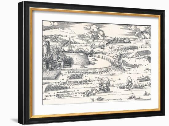 The Siege of a Fortress I, 1527-Albrecht Dürer-Framed Giclee Print