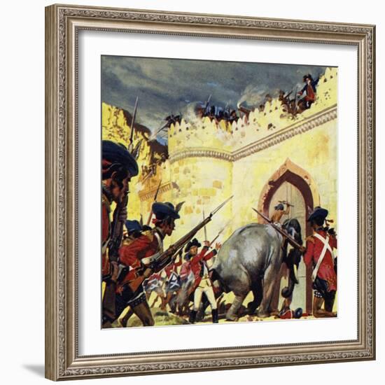 The Siege of Arcot Lasted for Fifty Days-Alberto Salinas-Framed Giclee Print