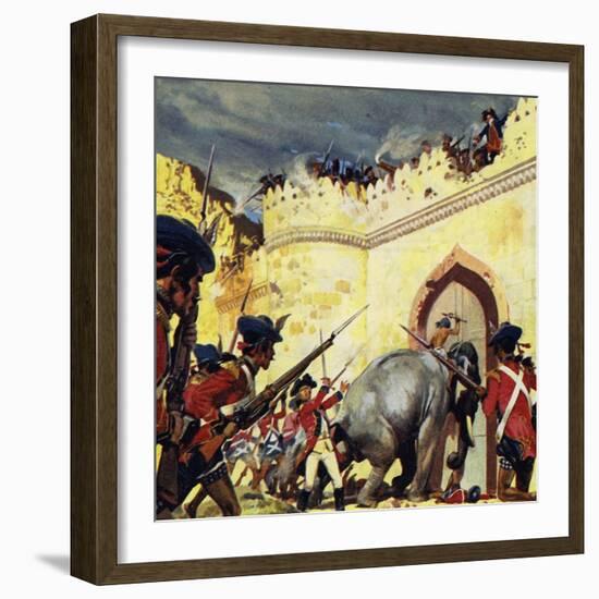 The Siege of Arcot Lasted for Fifty Days-Alberto Salinas-Framed Giclee Print