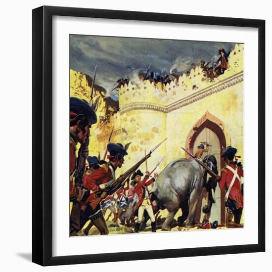 The Siege of Arcot Lasted for Fifty Days-Alberto Salinas-Framed Giclee Print