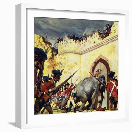 The Siege of Arcot Lasted for Fifty Days-Alberto Salinas-Framed Giclee Print