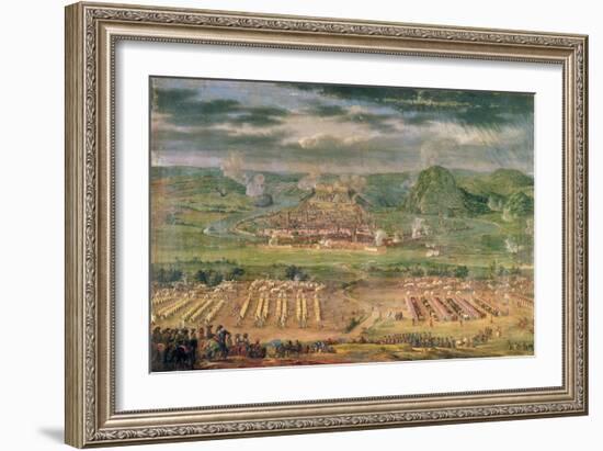 The Siege of Besançon in May 1674-Jean-Baptiste Martin-Framed Giclee Print