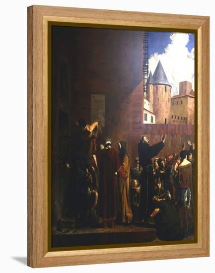 The Siege of Carcassonne, 1209 (C1858-192)-Jean-Paul Laurens-Framed Premier Image Canvas