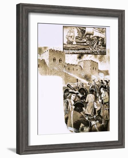 The Siege of Derry-null-Framed Giclee Print